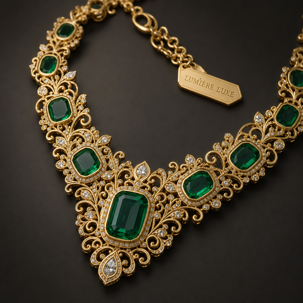 Emerald Majesty Necklace view 2