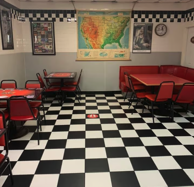Western Omelette 2 diner interior in Fountain, Colorado