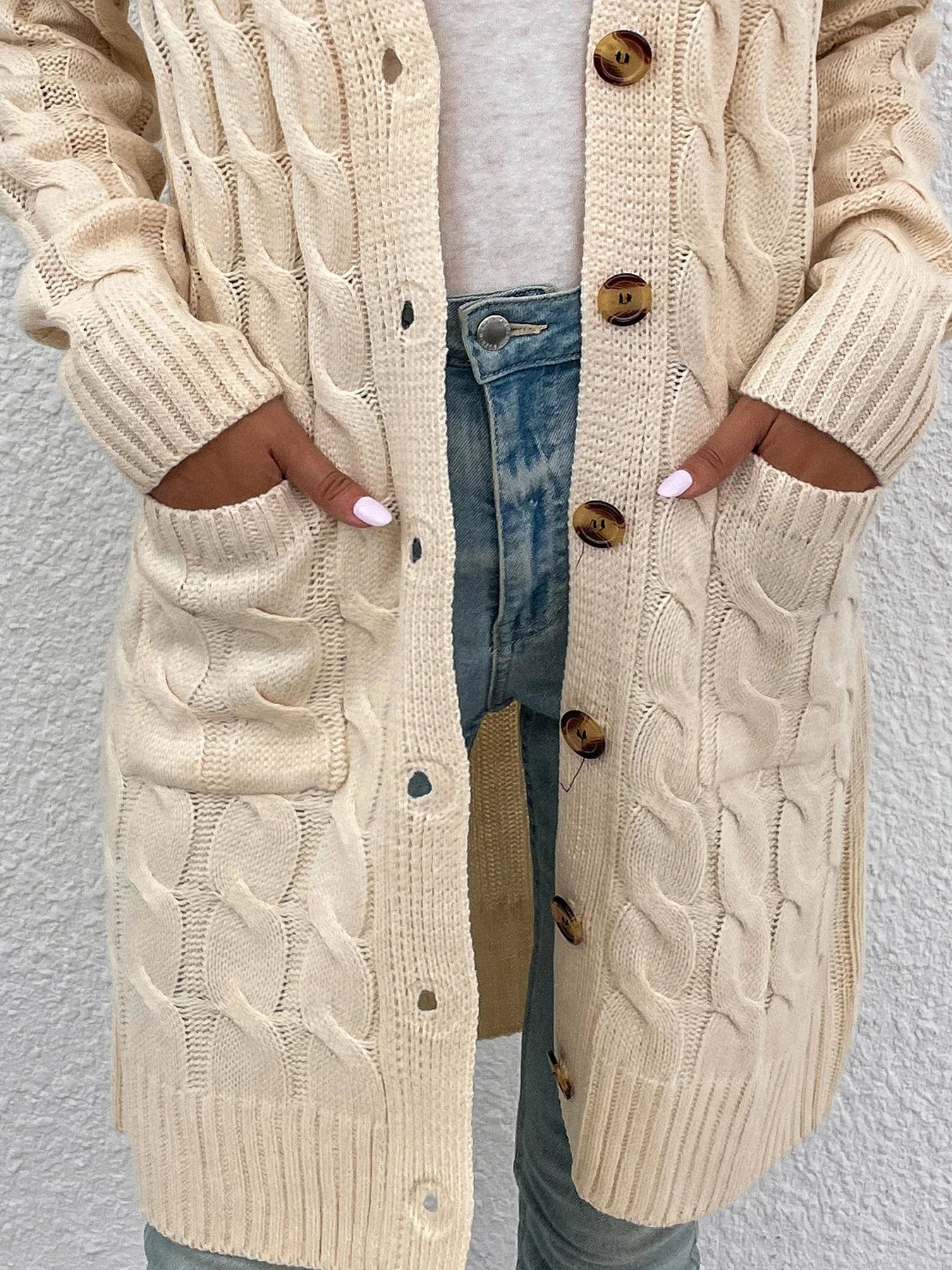 Cardigan Alongado Elegante