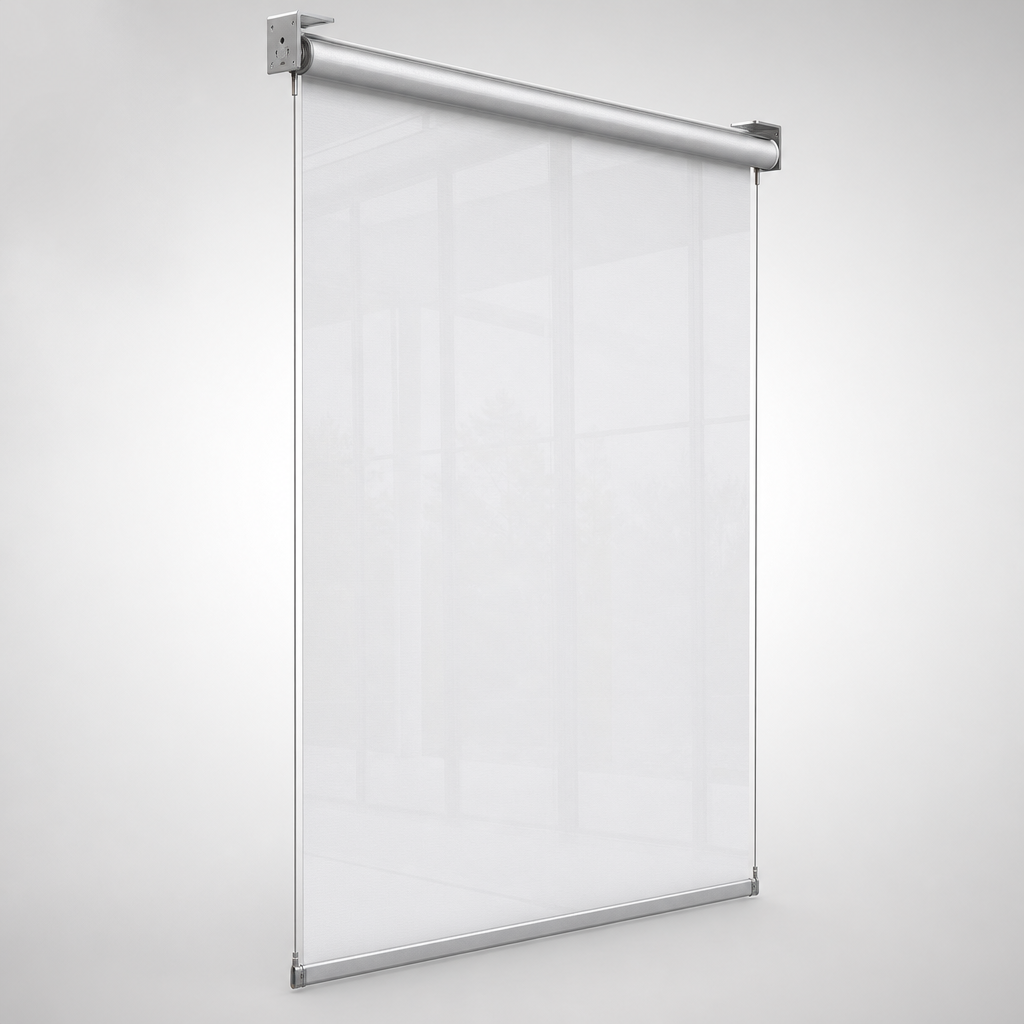 Large-Span & Pergola Shades — Guthrie Douglas TESS 308 Drop-Down Roller Shade — distributed by Blind Solutions®