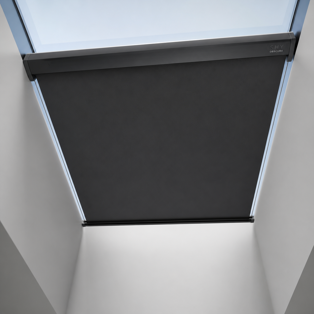 Rooflight & Zip Systems — Shy Shading Obscura Blackout Rooflight Blind — distributed by Blind Solutions®