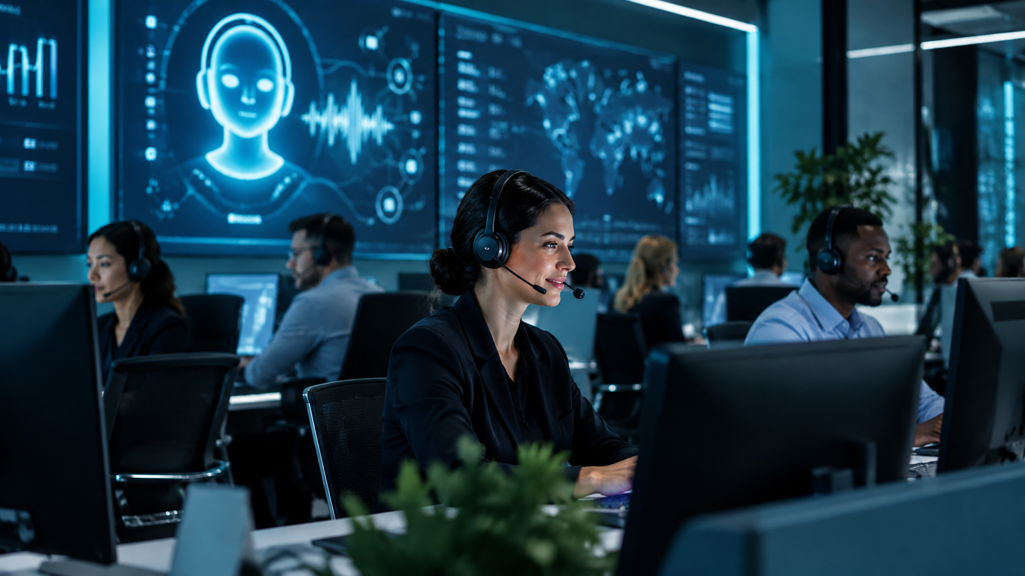 AI-powered contact centers