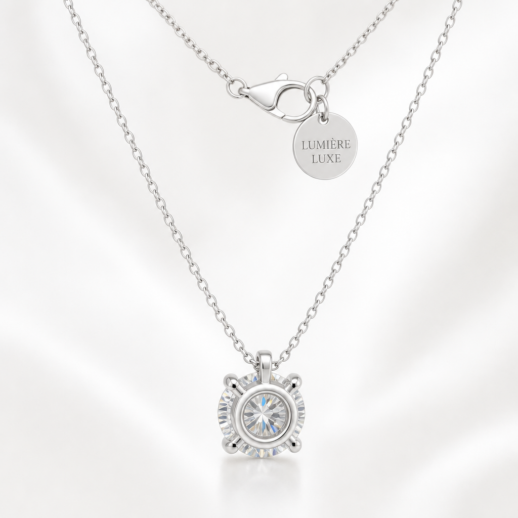 Moissanite Radiance Necklace view 2
