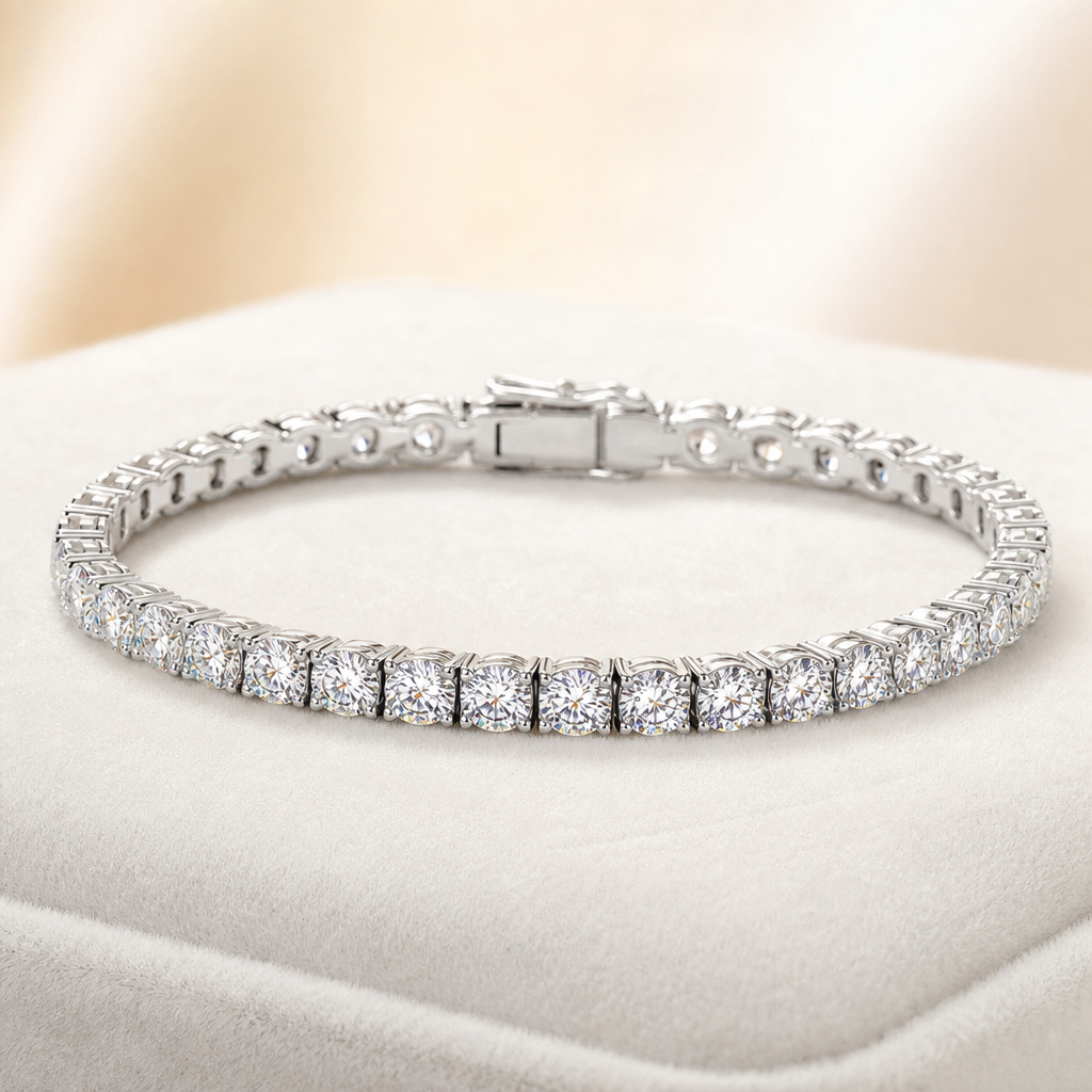 Moissanite Tennis Bracelet