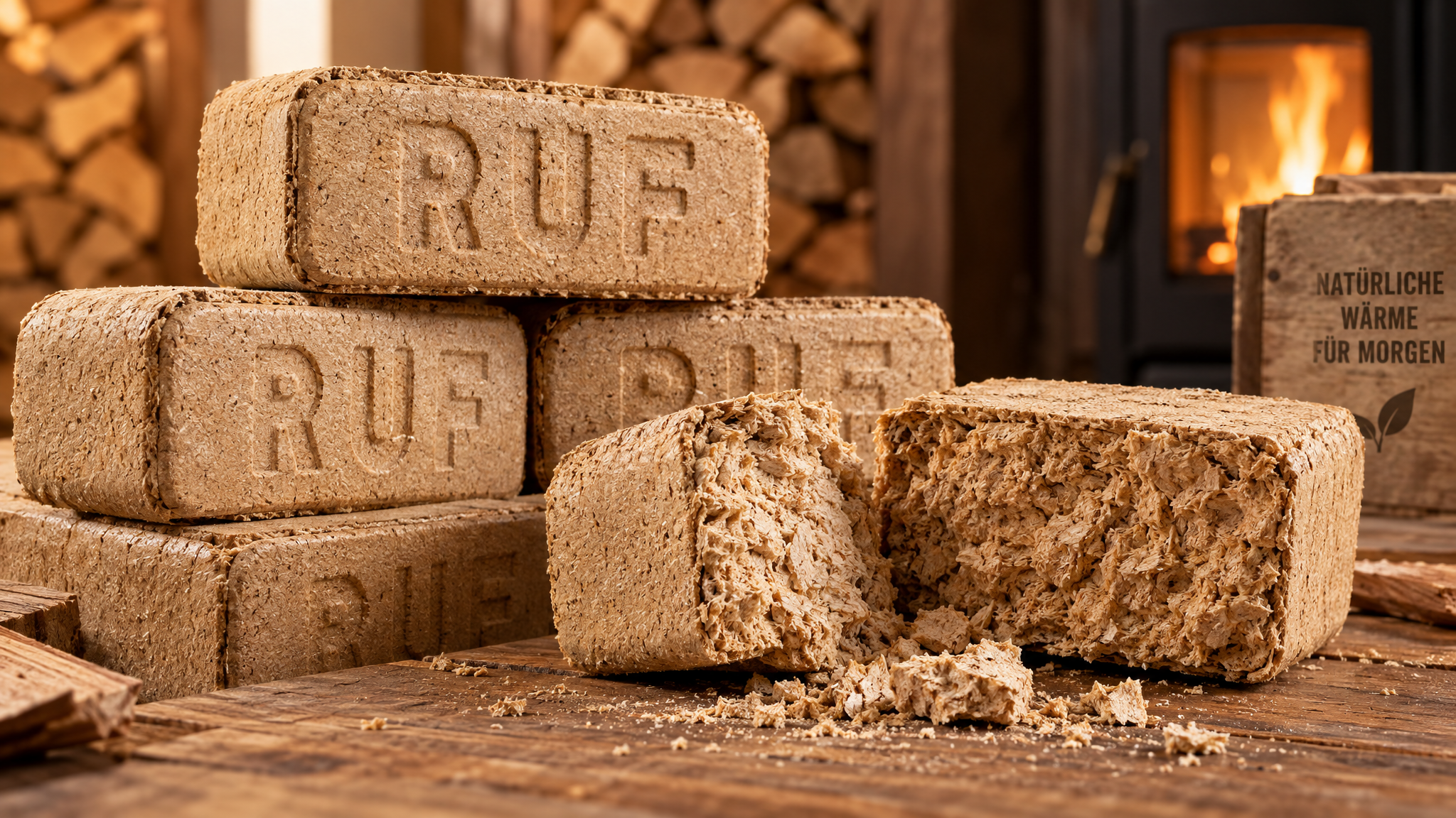 Holzbriketts