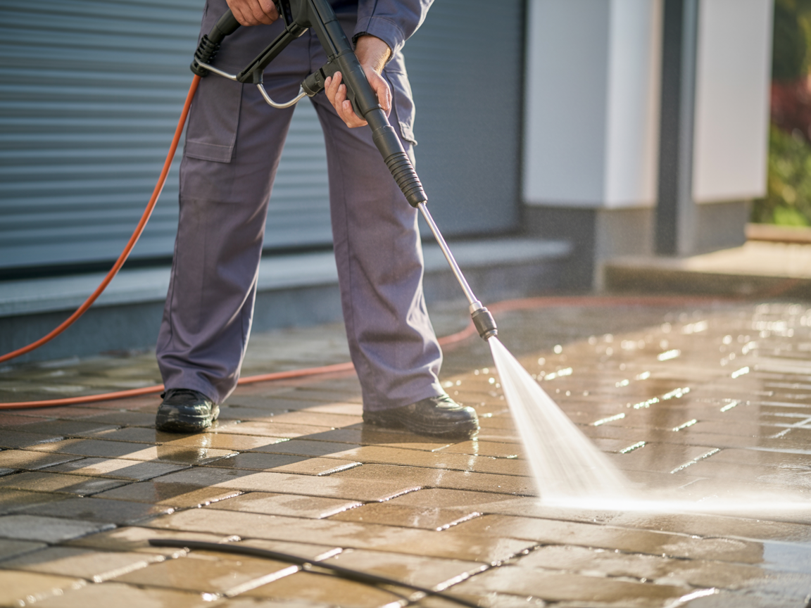 Driveway & Patio Steam Cleaning