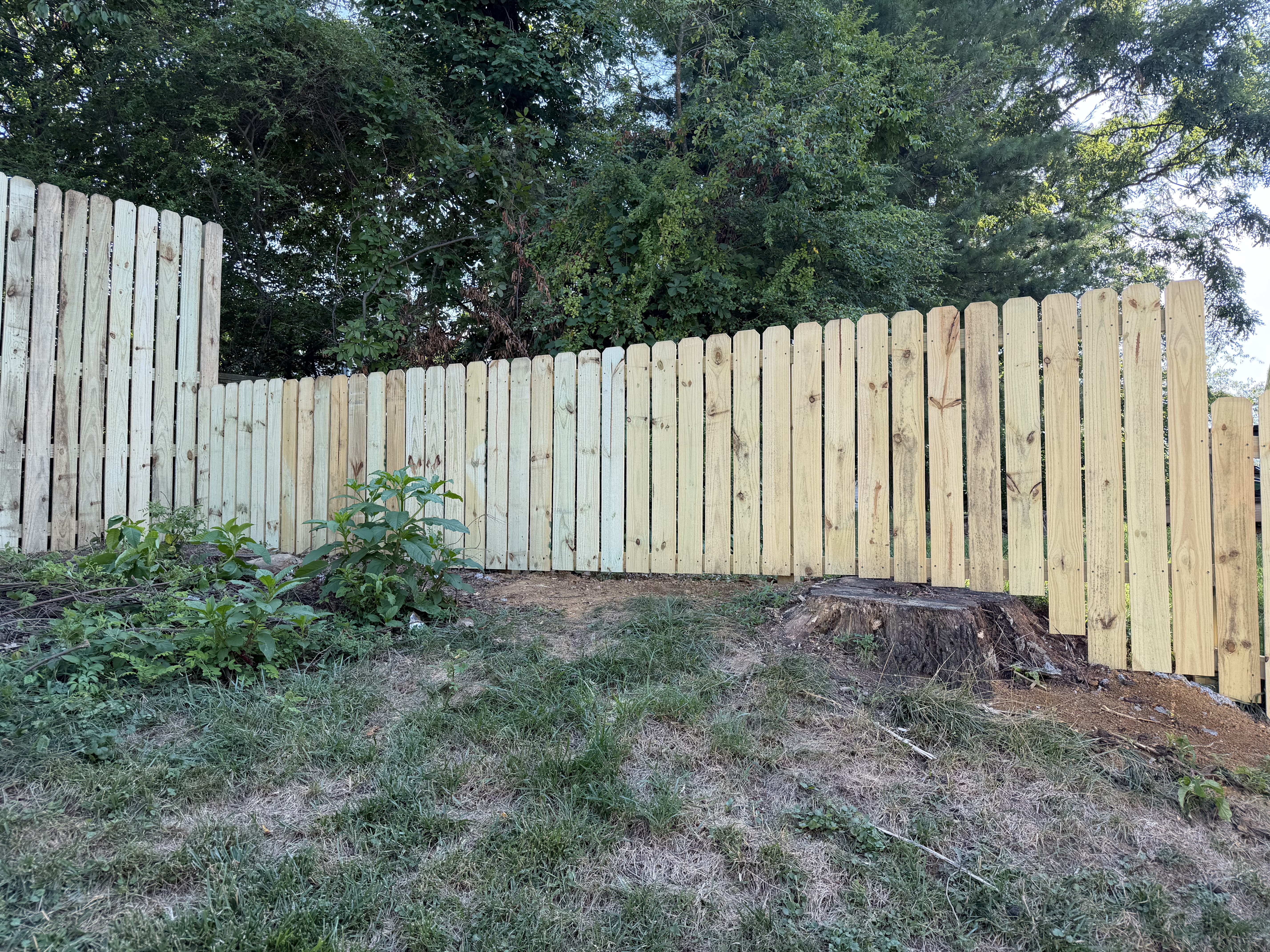 Fence Repair in Dublin, VA — completed by Blue Collar