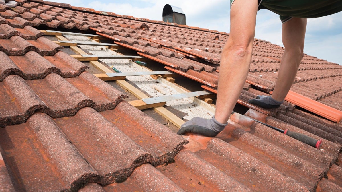 Roof Repairs work example 2