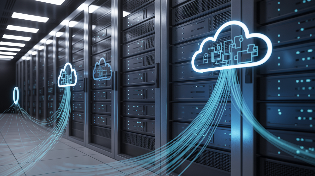 Cloud Computing service illustration