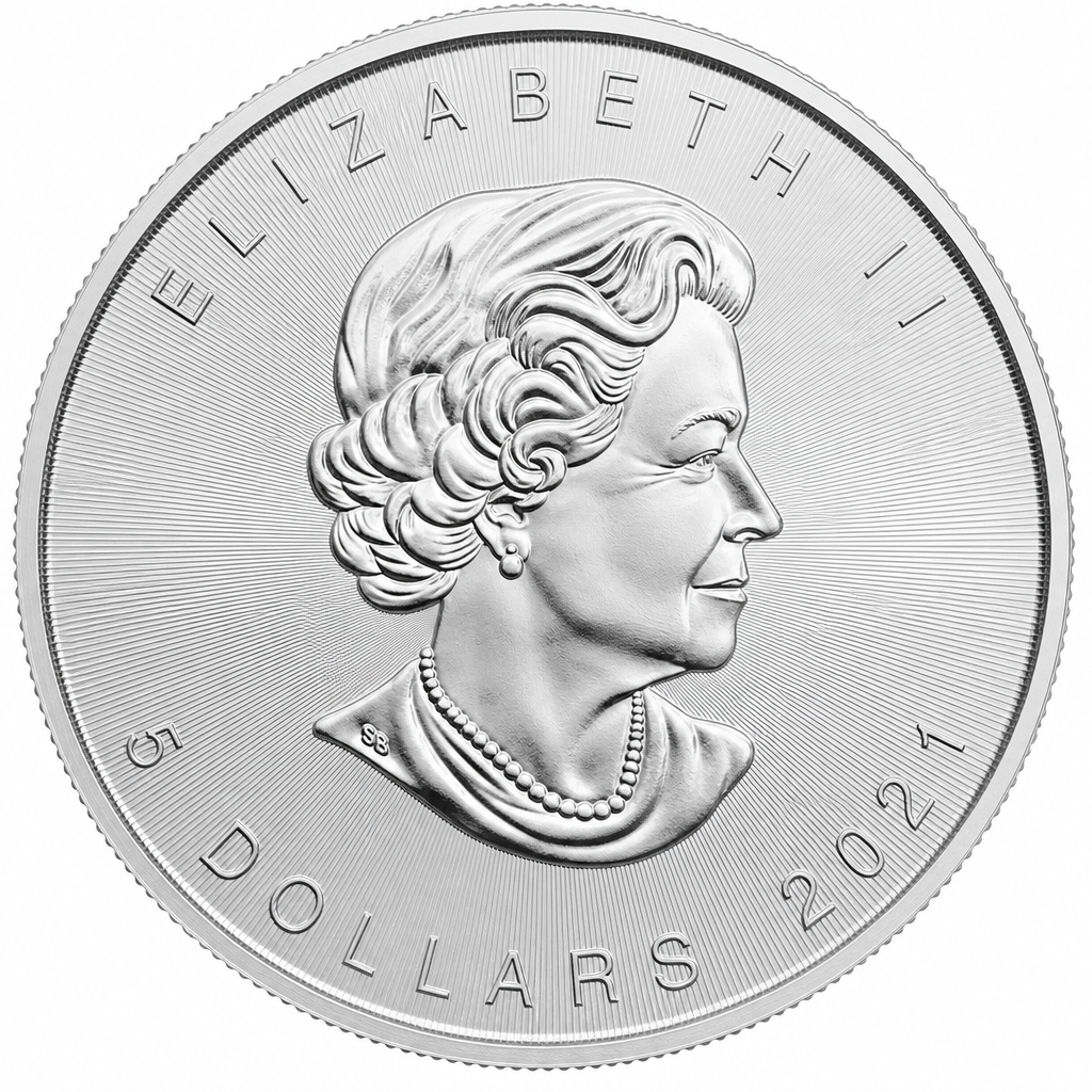 Royal Canadian Mint 1 oz Maple Leaf 2021 Silver Coin