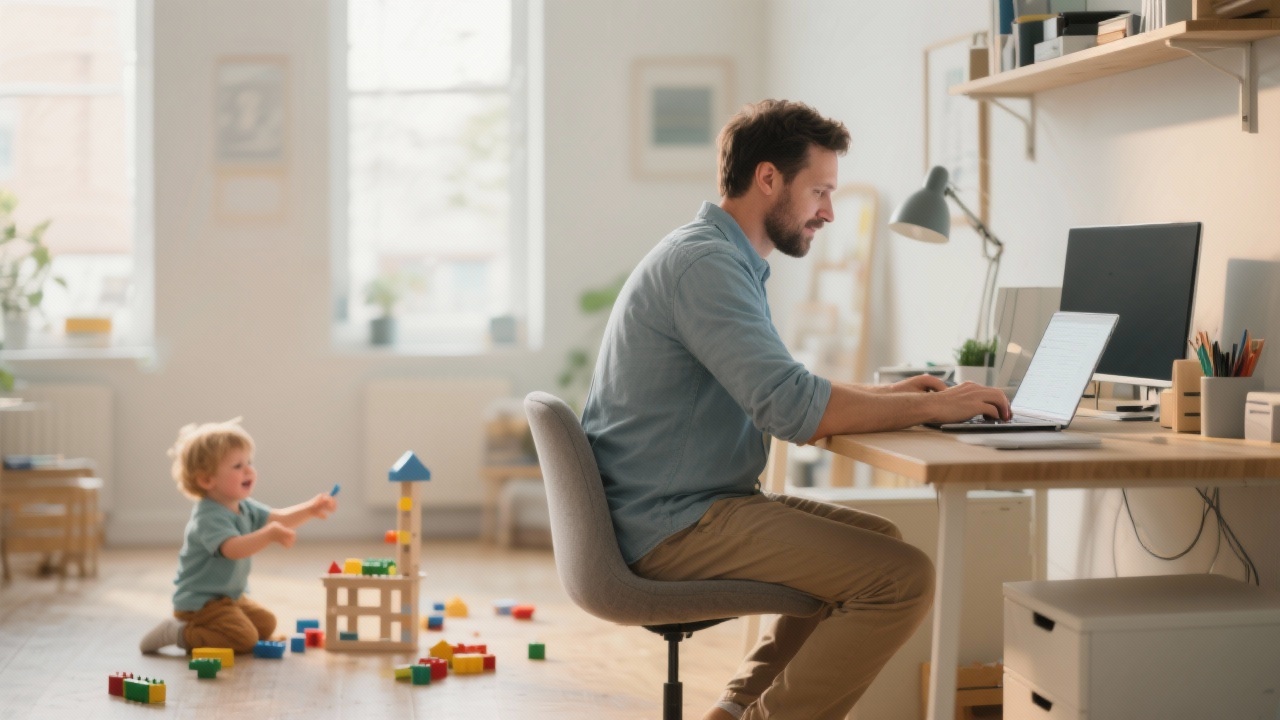 Ein Creator nutzt Instagram Hooks für seine Content-Planung am Laptop.