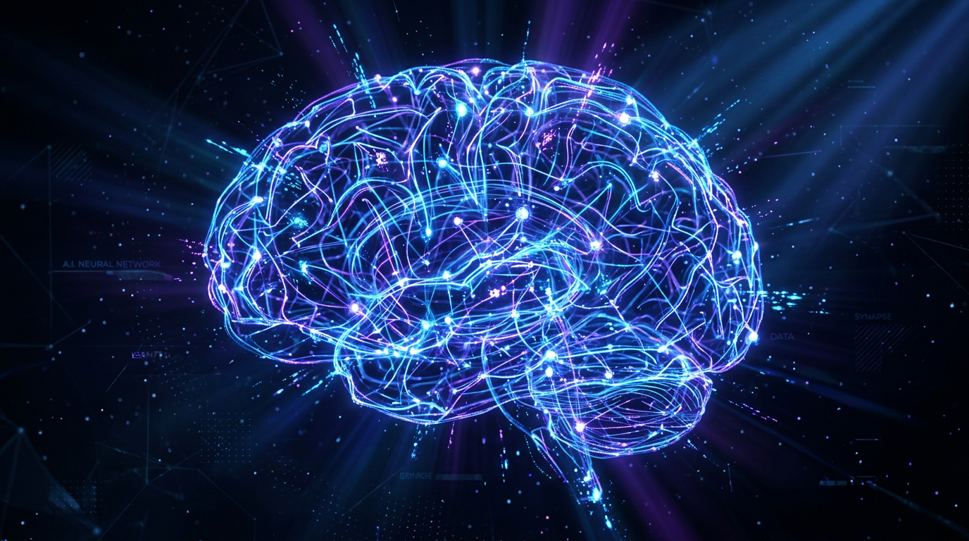 AI neural network visualization