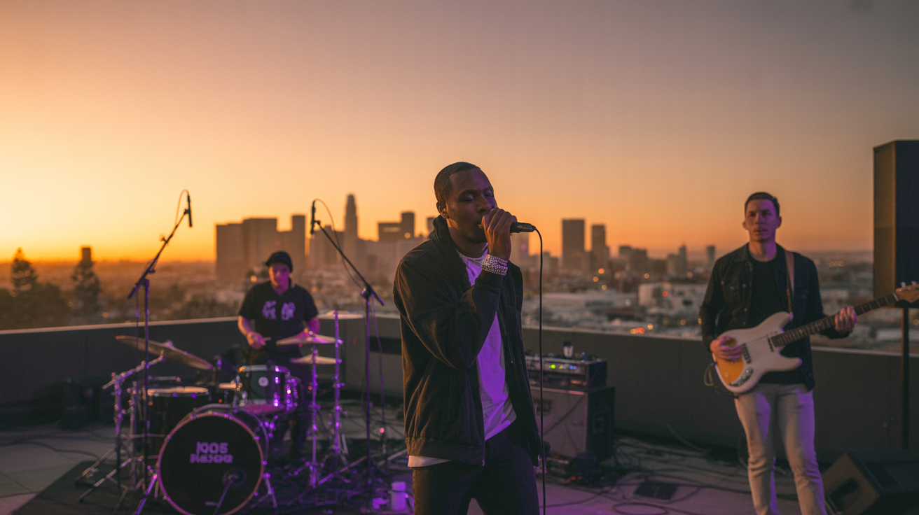 West Coast Rooftop PPV by Kilo V concert artwork