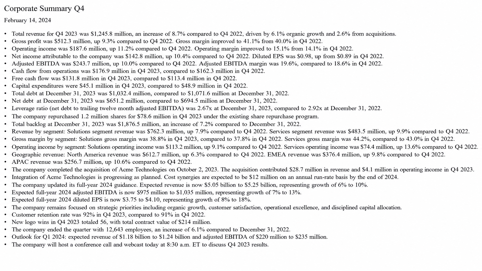 Before: A PowerPoint buried in email threads
