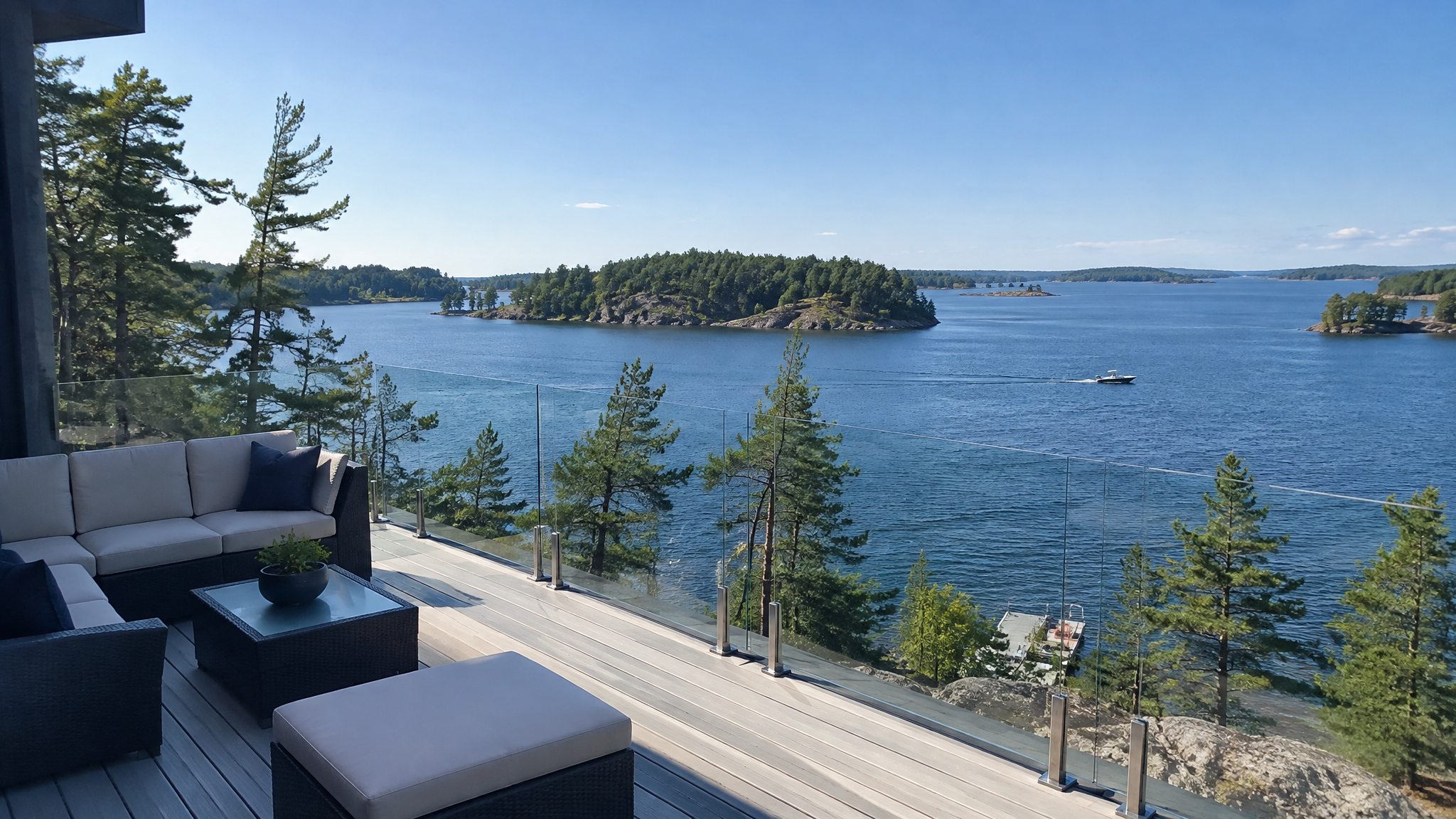 Railings project in Muskoka