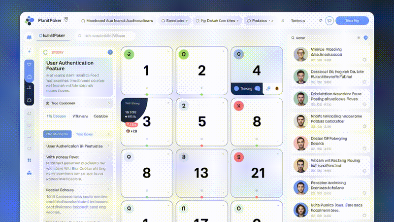 PlanitPoker Demo - Real-time Planning Poker Session