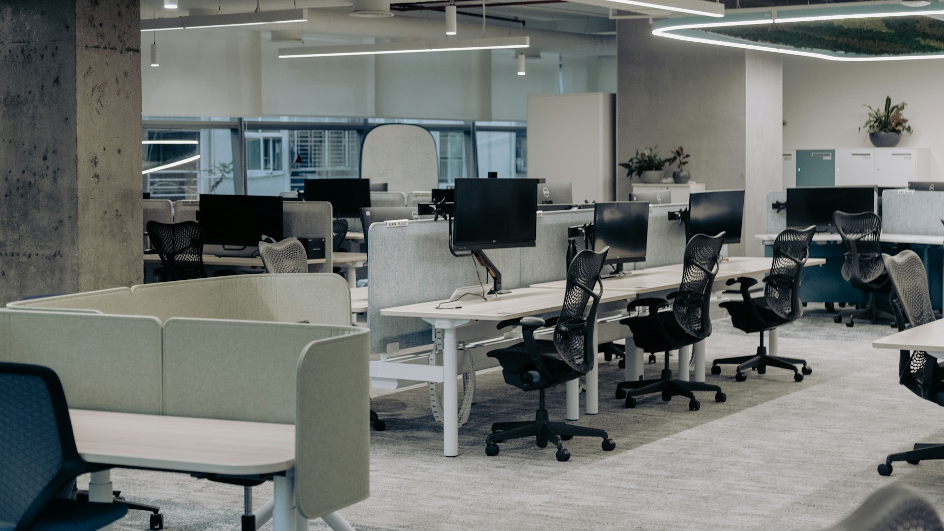 Professional corporate office environment