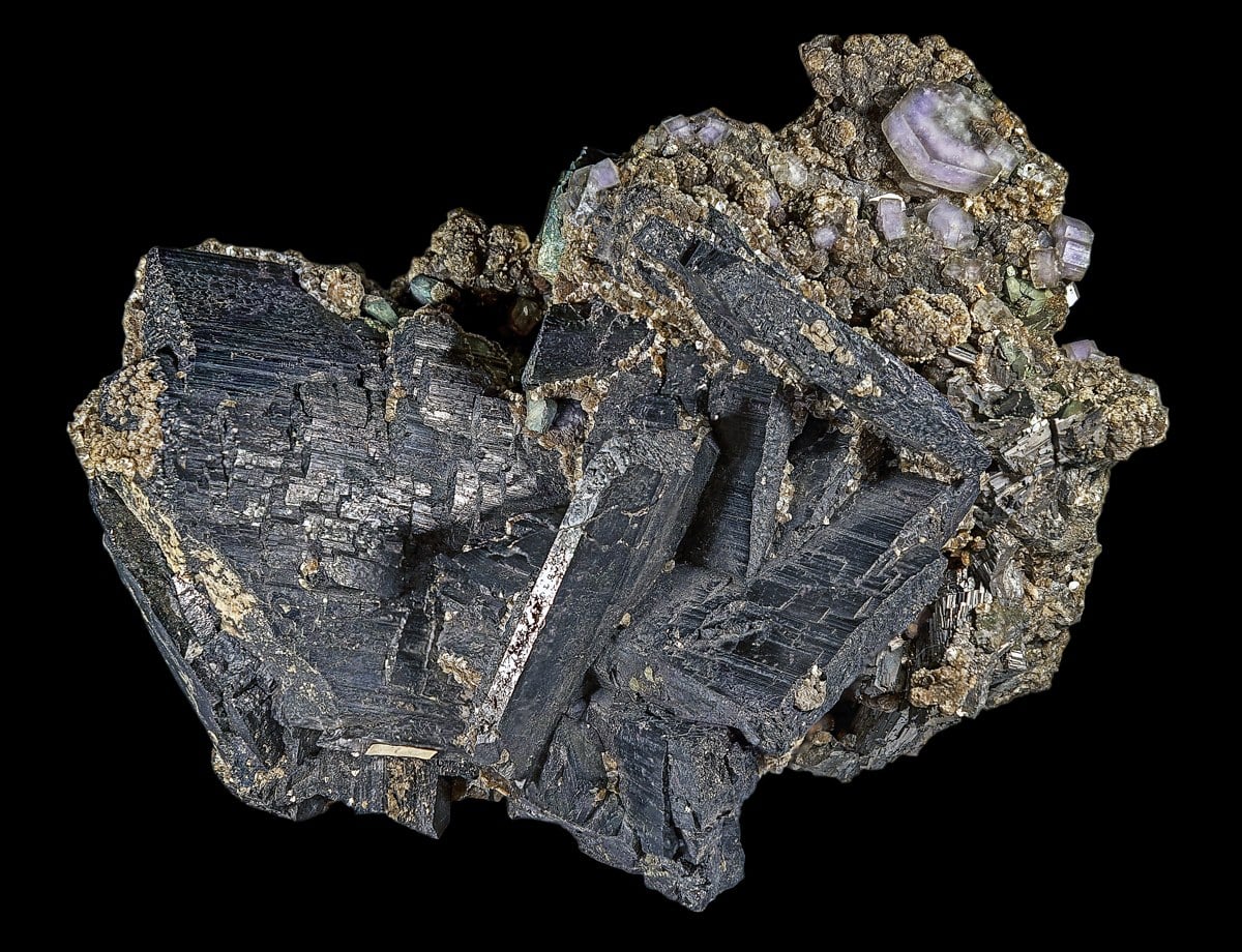 Tungsten ore wolframite