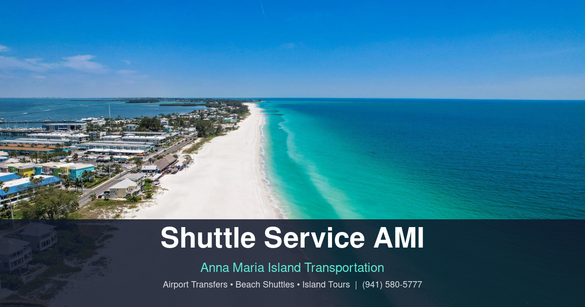 Shuttle Service AMI website screenshot