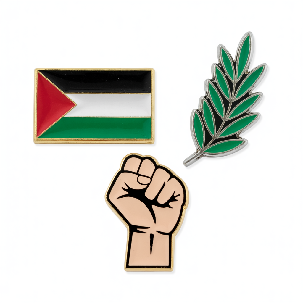 Solidarity Pin Badge Set