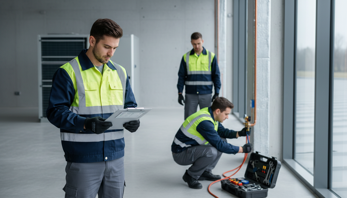 Execução técnica e comissionamento VRF/VRV