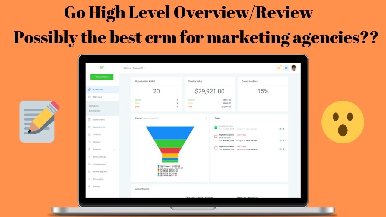 Screenshot CRM e Gestione Pipeline