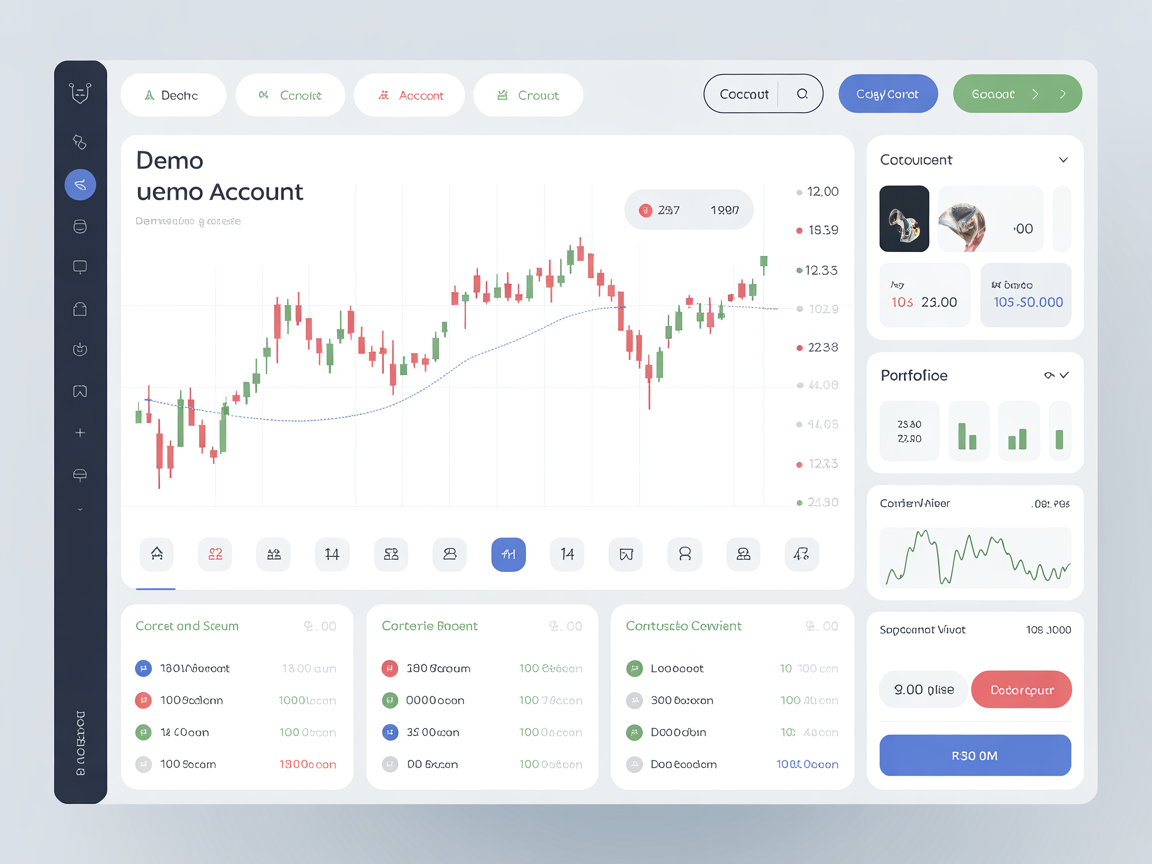 Painel de Trading Demo - Quotex Brasil