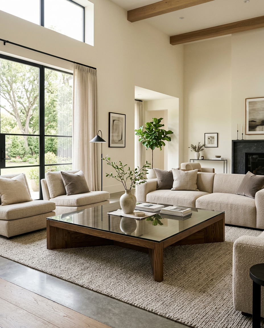 Quelle table basse pour un grand salon ?