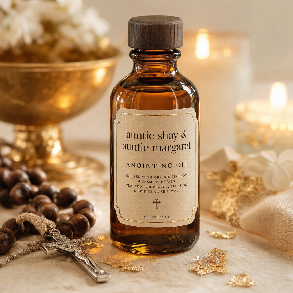 auntie shay & auntie margaret - anointing conjure oil by church girl hoodoo
