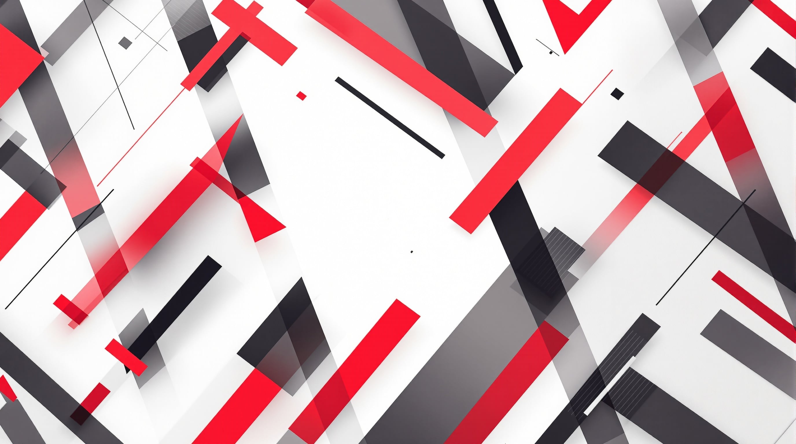 Abstract red and black empowerment design