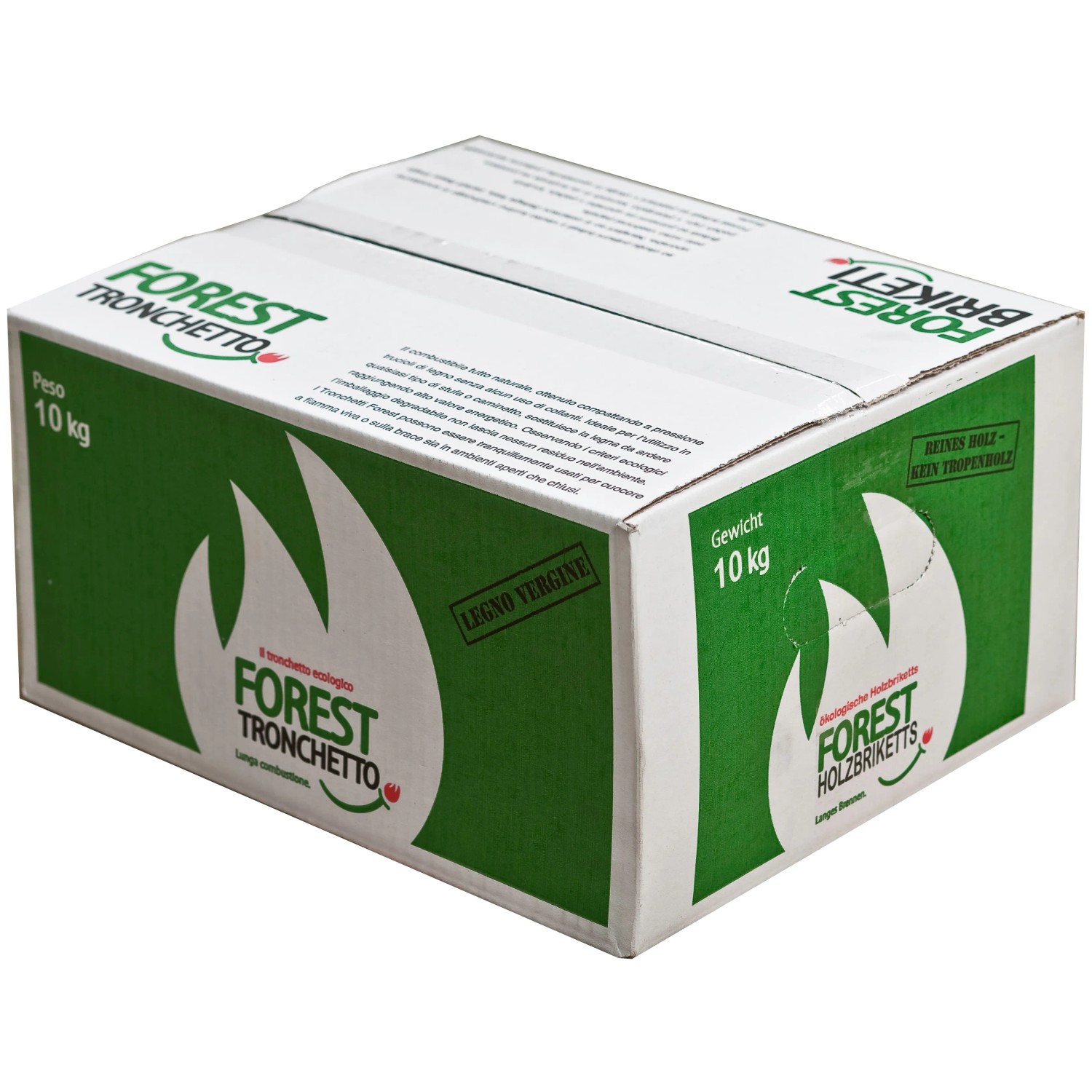 Briquetes de Madeira Pellini (sem furo) – Palete 960 kg