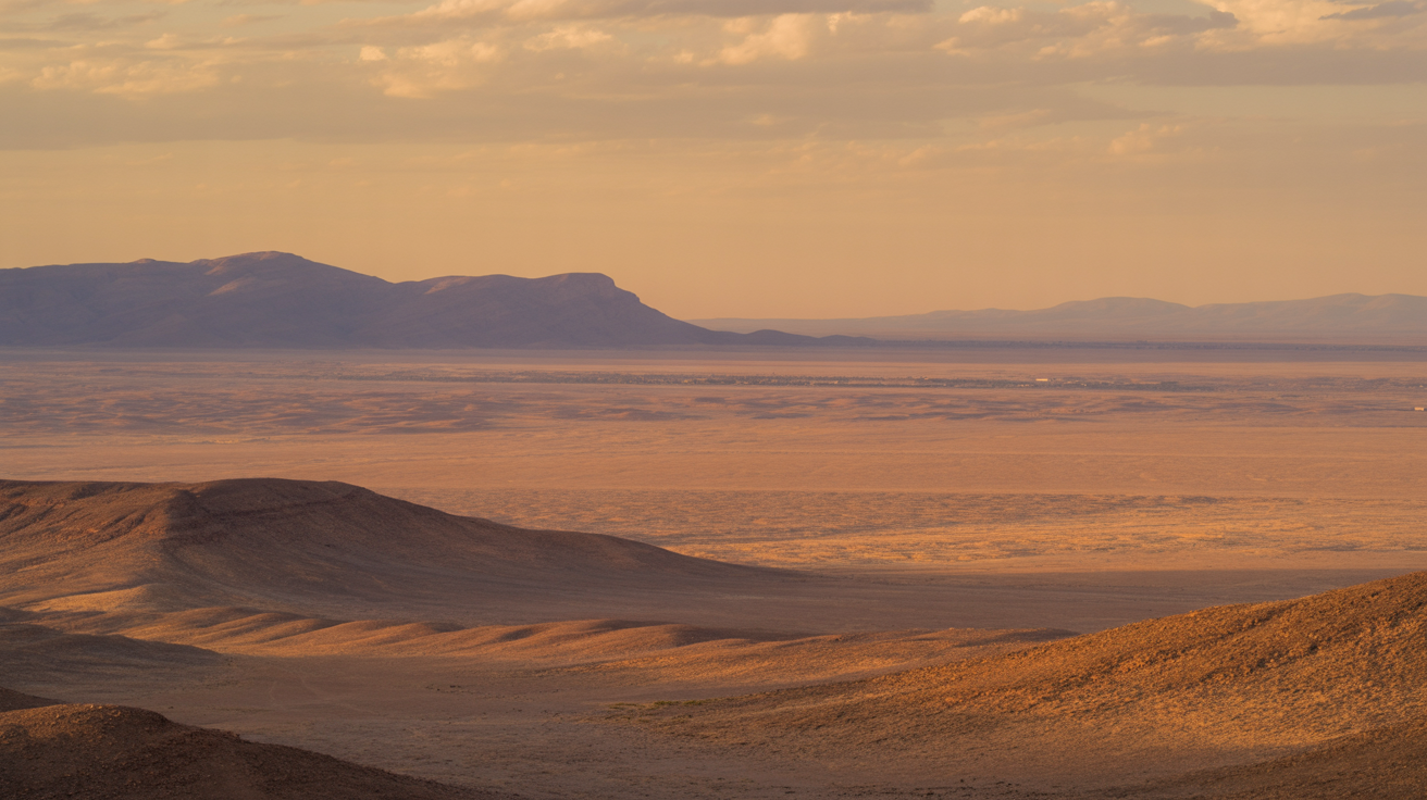 Vast desert landscape