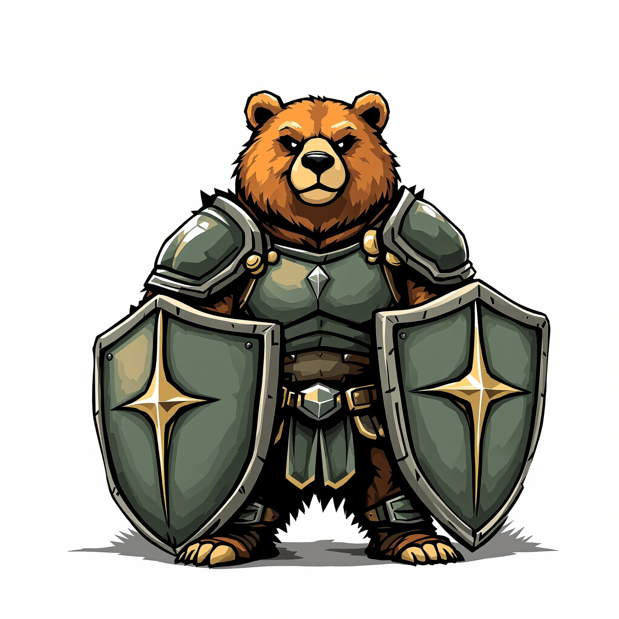 Decorative mascot background