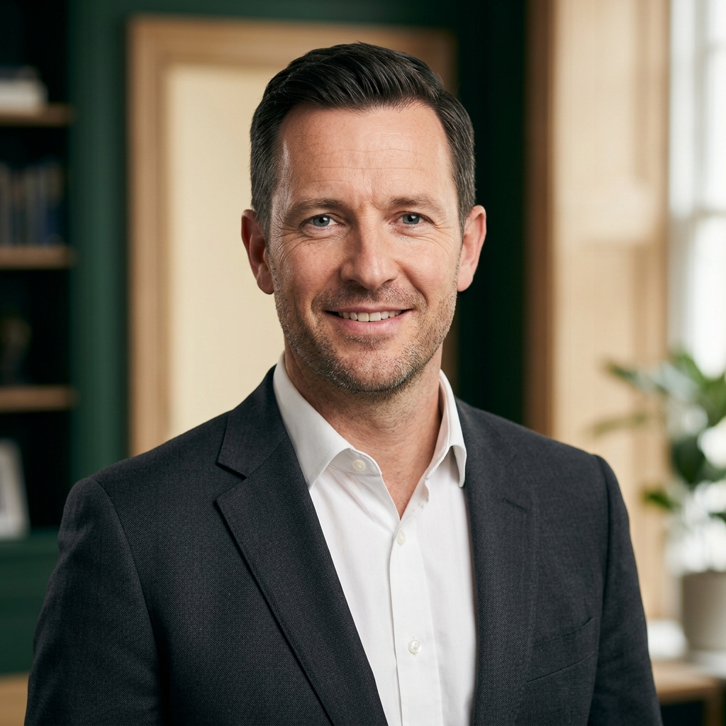 Portrait of James Caldwell, Director of Delivery
