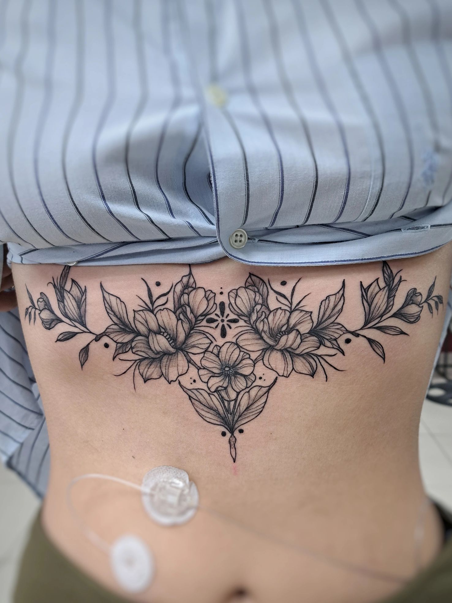 Intricate fine line work