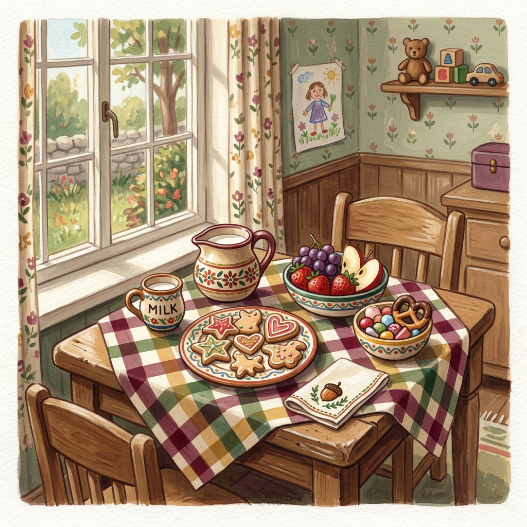 Portada ilustrada de La Merienda