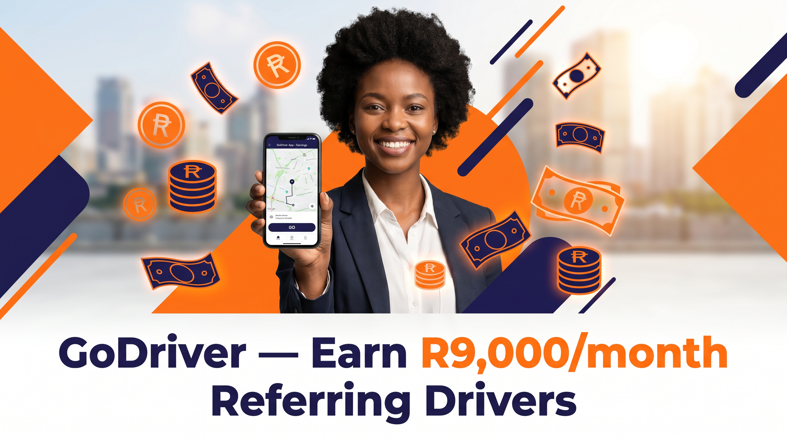 GoDriver — Earn Up to R9,000/month Referring Drivers
