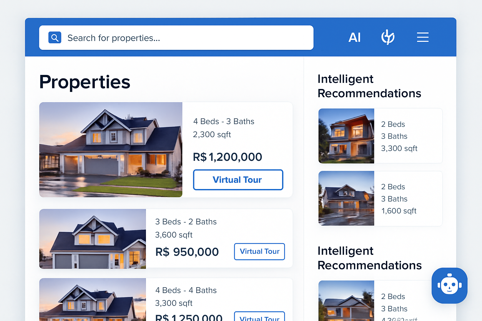 Site Imobiliária com IA