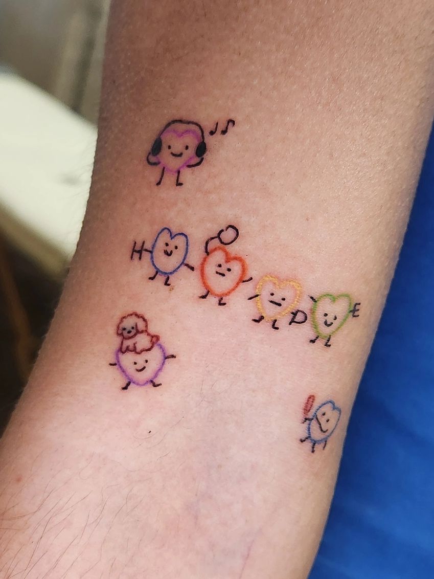 Black and grey tattoo by Lily