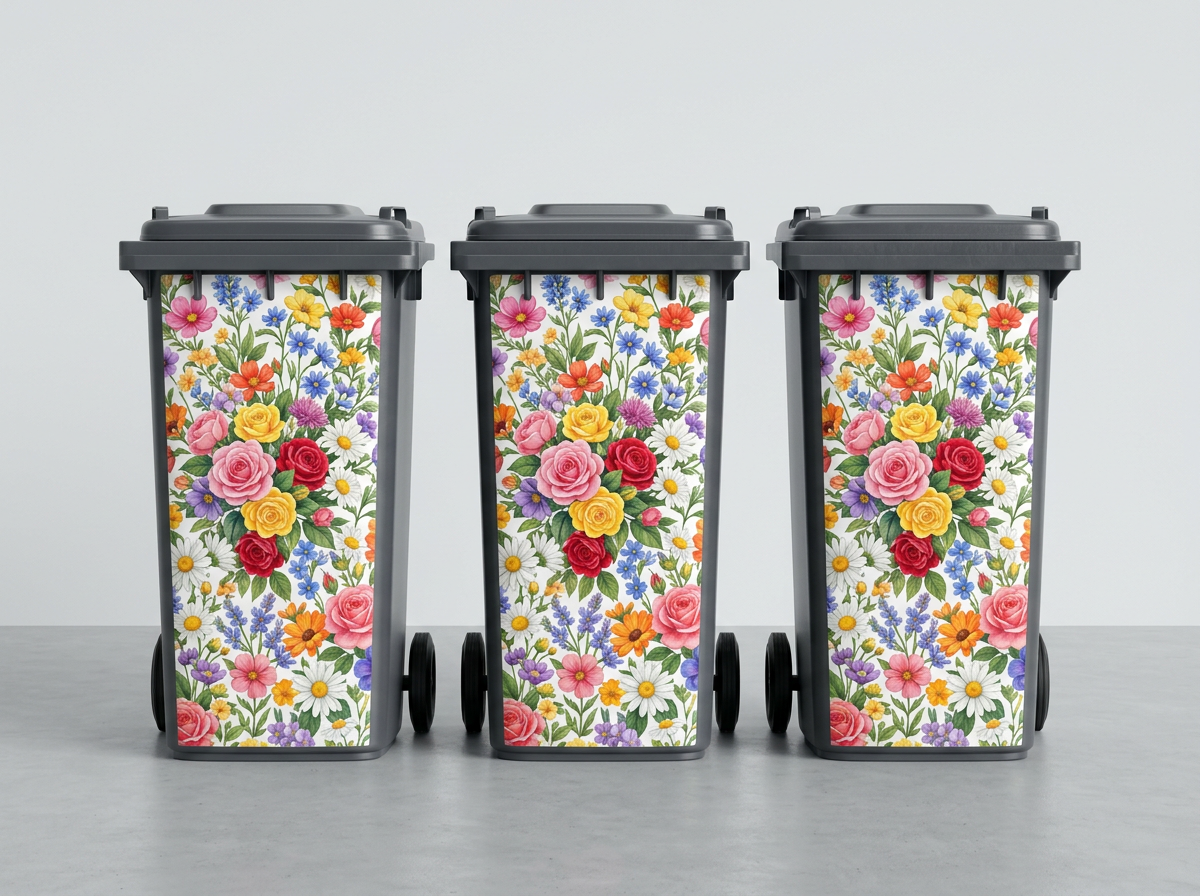 Floral Garden 3-Bin Bundle (Front Panels)