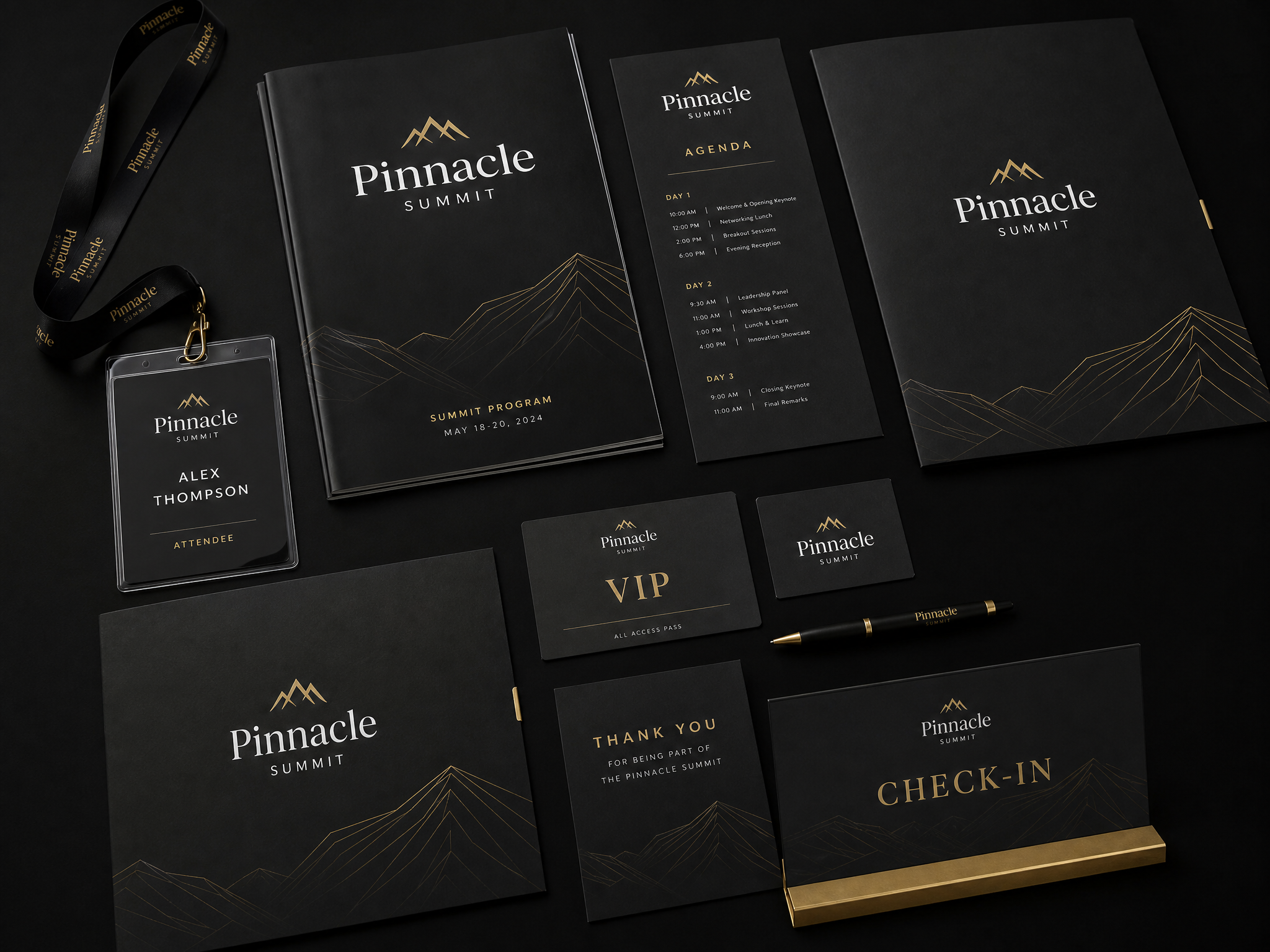 Complete event convention kit materials