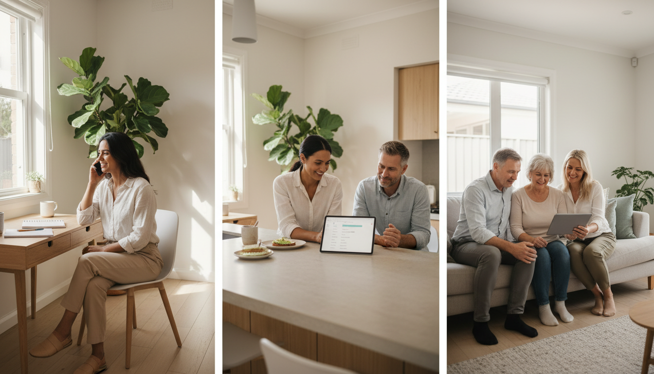 Three-step guided process