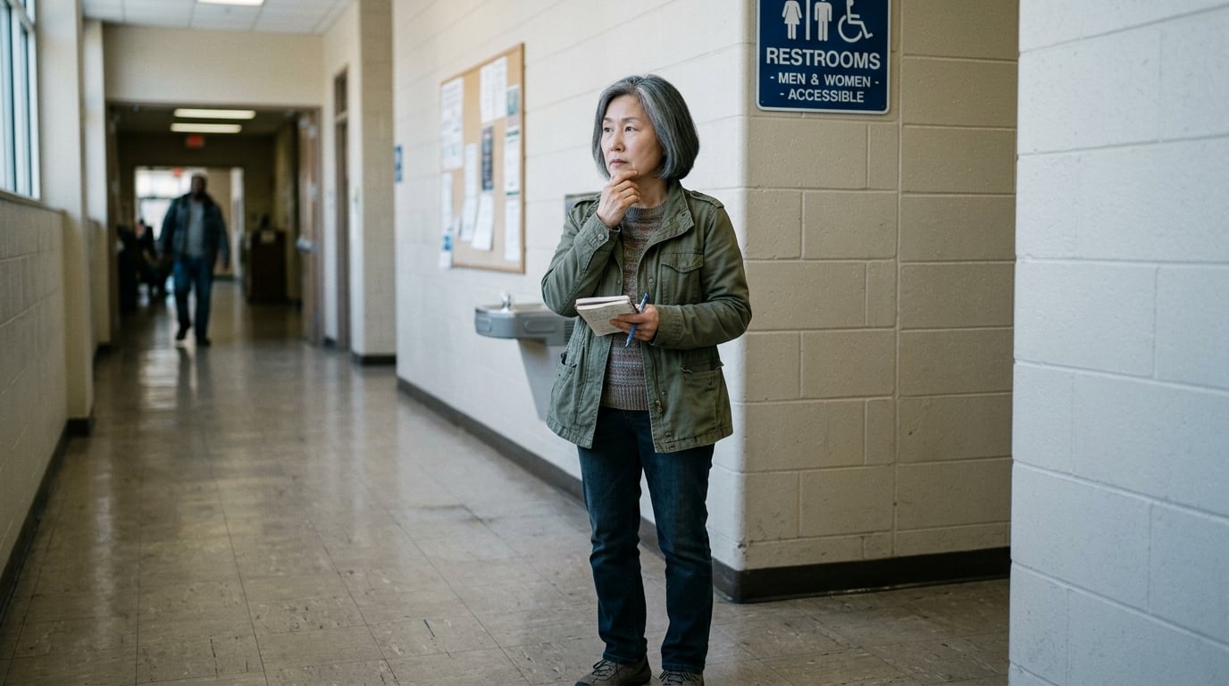 A woman veteran quietly managing the daily impact of urinary symptoms