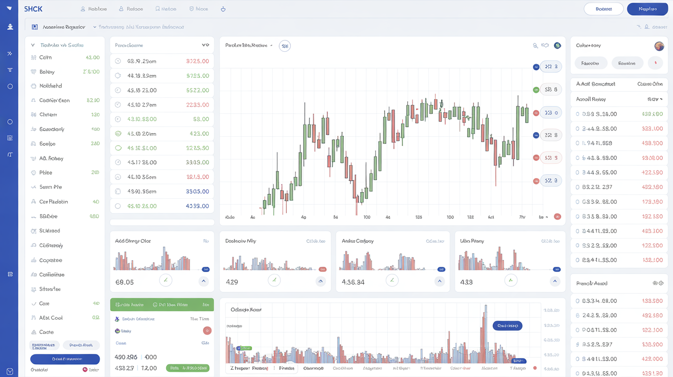 Interface da plataforma Casatrade