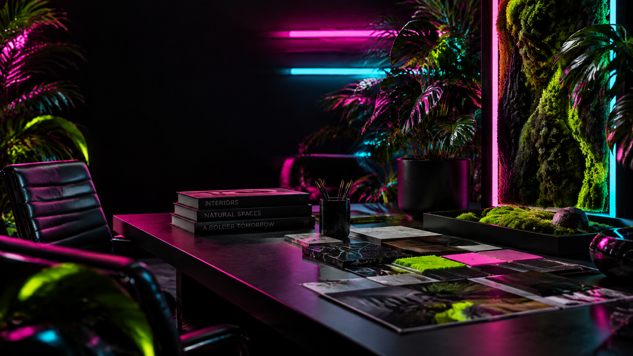 Interior design consultation with botanical professionals