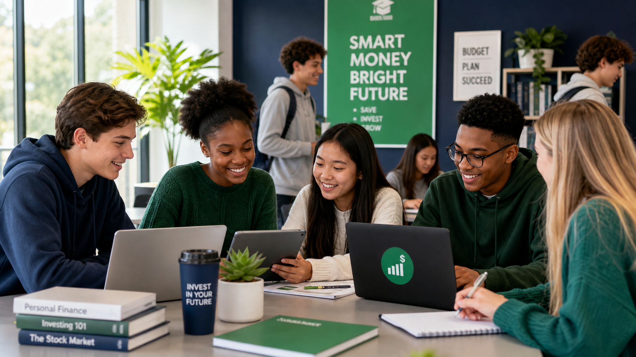 Kids learning financial literacy
