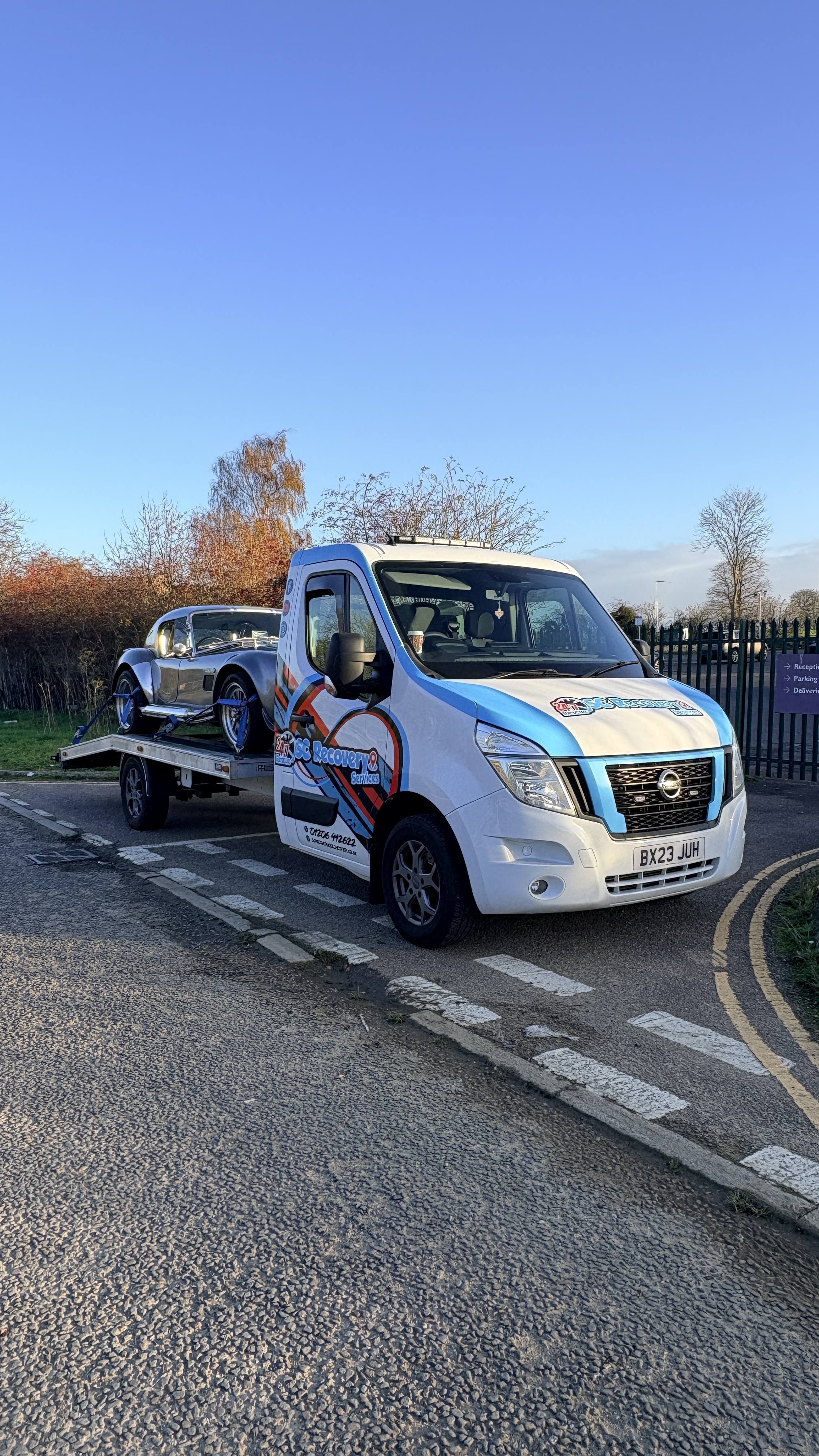 SC Recovery rapid response vehicle arriving on scene
