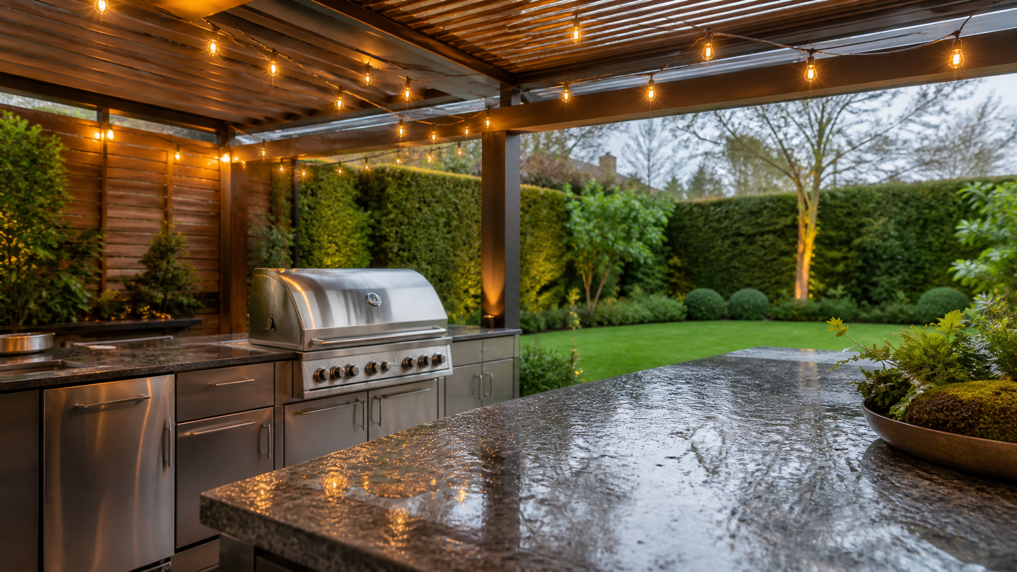 How to Protect an Outdoor Kitchen from UK Weather