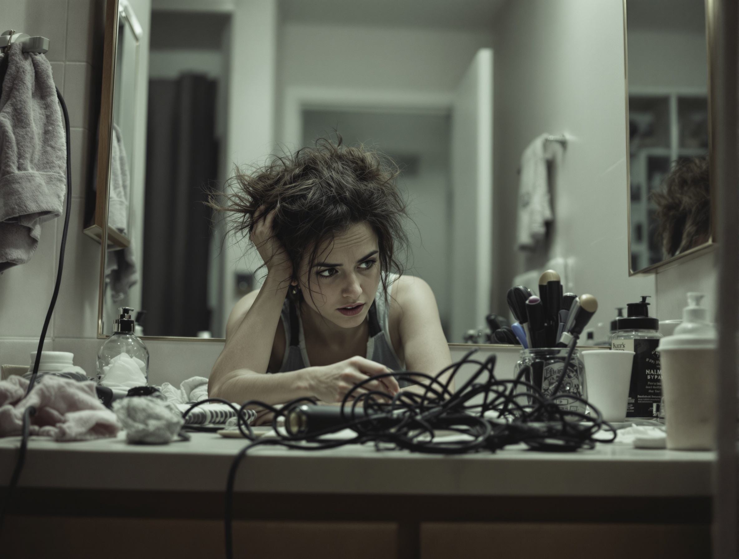 Frustration with traditional hair straighteners, tangled cords and wasted mornings