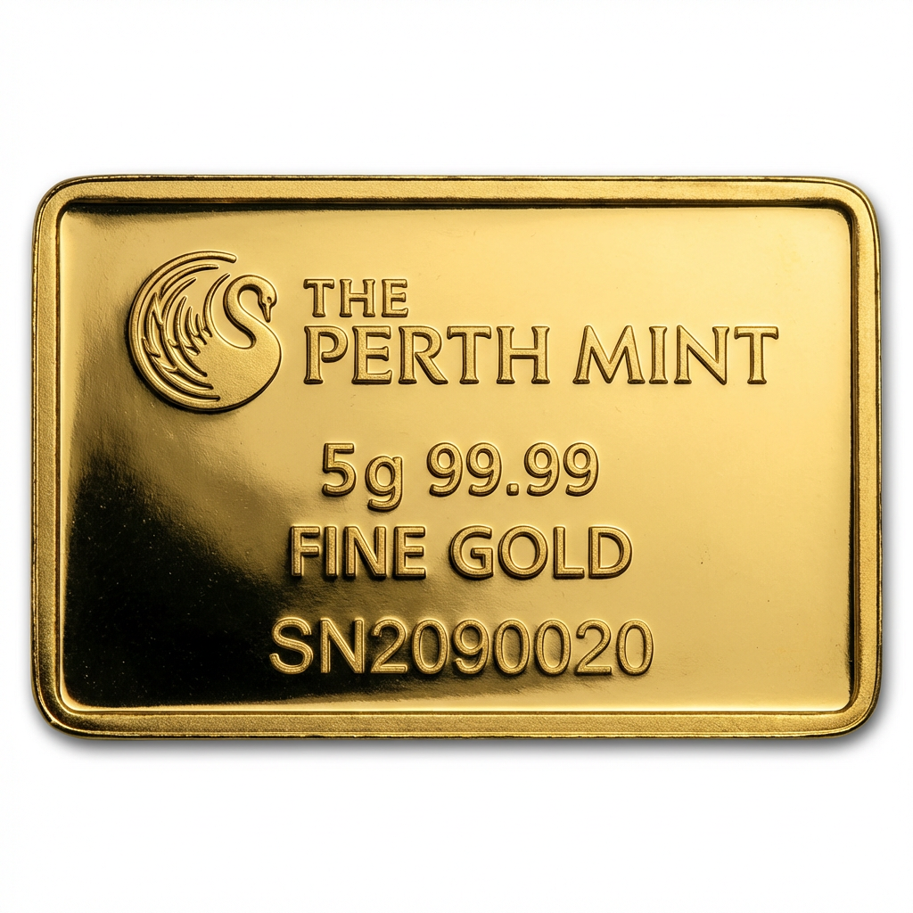 Perth Mint 5 Gram Gold Bar